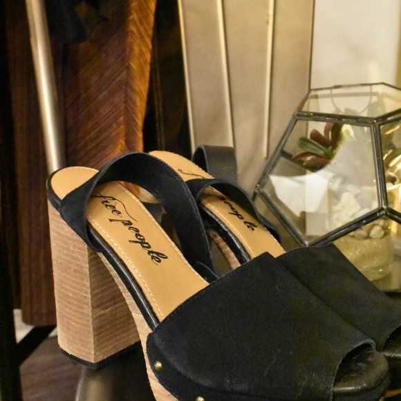 Free People Justine Platform Block Heel Sandal - Picture 5 of 12